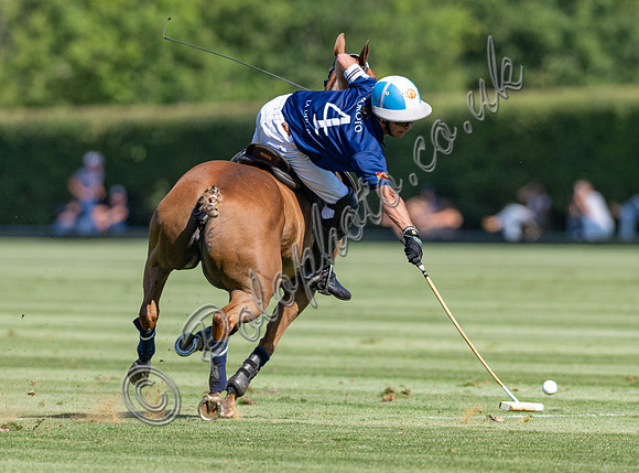 Polo action, 2025 Gold Cup quarter finals, Cowdray Park Polo Club