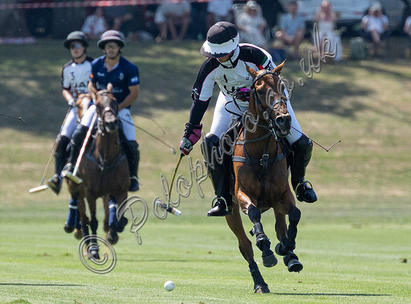 Polo action, 2025 Gold Cup quarter finals, Cowdray Park Polo Club