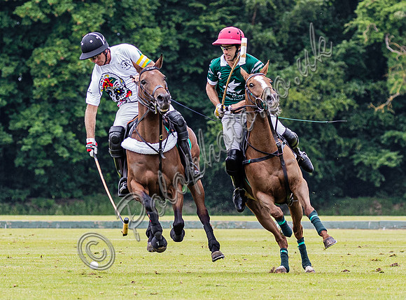 Polo action, Warwickshire Cup 2024 at Cirencester Park