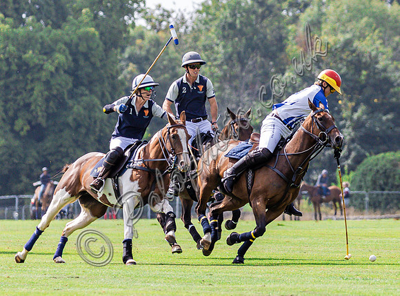 Polo action and Presentation of the NPM Trophy at  Cirencester Park