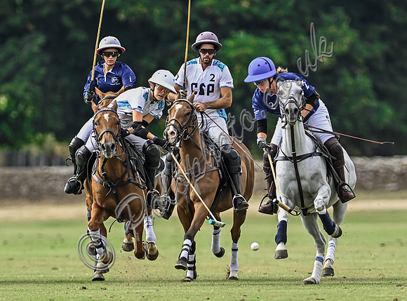 Polo action, Wichenford Bowl 2025 semi-final match, Beaufort Polo Club
