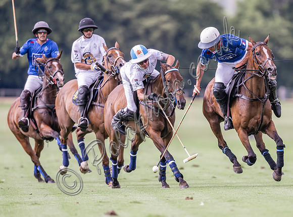 Polo action, 2024 Gold Cup, Cowdray Park Polo Club