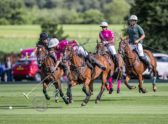 Polo action, 2024 Gold Cup, Cowdray Park Polo Club