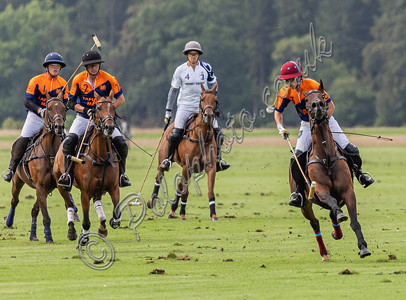 Polo action, County Cup, Cirencester Park
