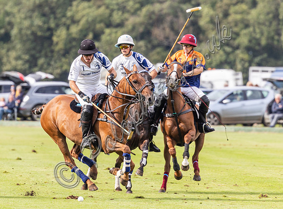 Polo action, County Cup, Cirencester Park
