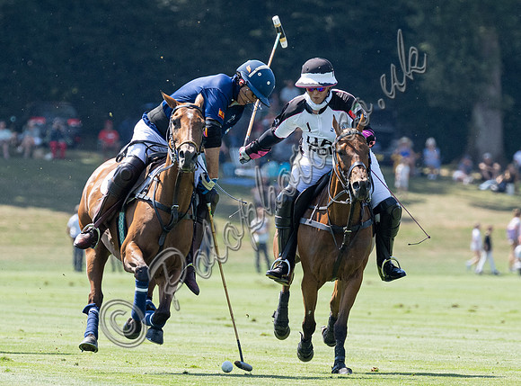Polo action, 2025 Gold Cup quarter finals, Cowdray Park Polo Club