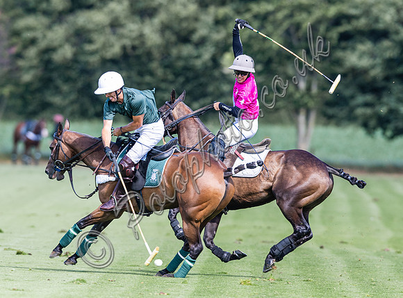 Polo action, 2024 Gold Cup, Cowdray Park Polo Club