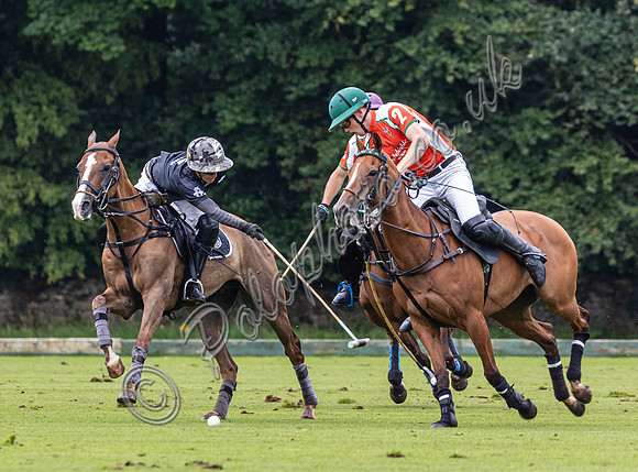 Polo action, County Cup, Cirencester Park