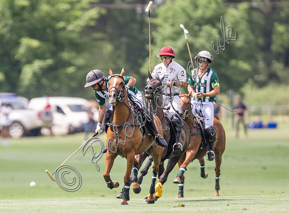Polo action, 2024 Gold Cup, Cowdray Park Polo Club