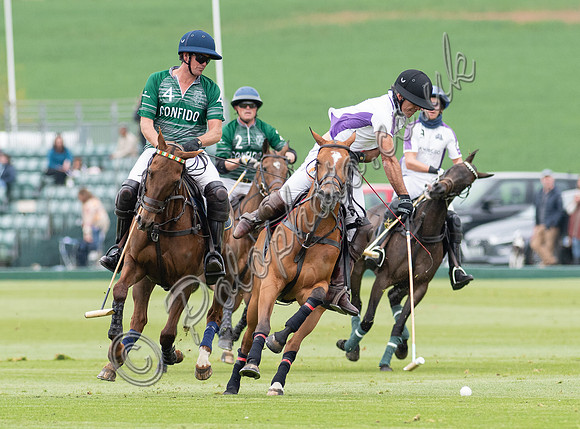 Polo action, 2022 Tyro Cup, Cowdray Park Polo Club