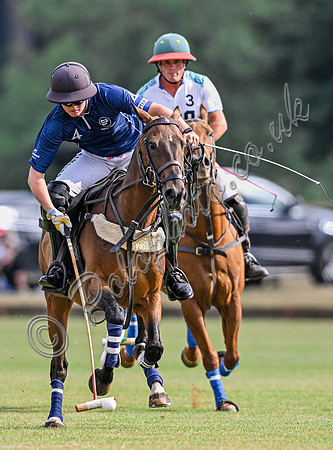 Polo action, Wichenford Bowl 2025 semi-final match, Beaufort Polo Club