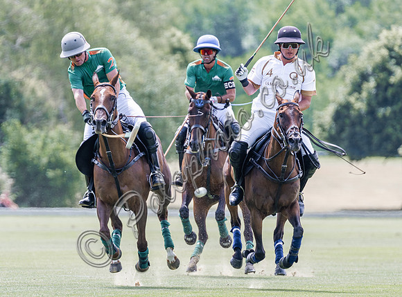 Polo action, 2025 Gold Cup, Cowdray Park Polo Club