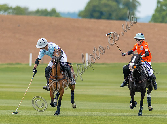 Polo action, 2022 Tyro Cup, Cowdray Park Polo Club