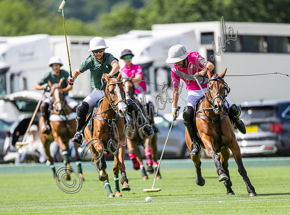 Polo action, 2024 Gold Cup, Cowdray Park Polo Club