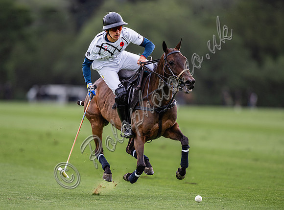 Polo action, 2024 Gold Cup, Cowdray Park Polo Club