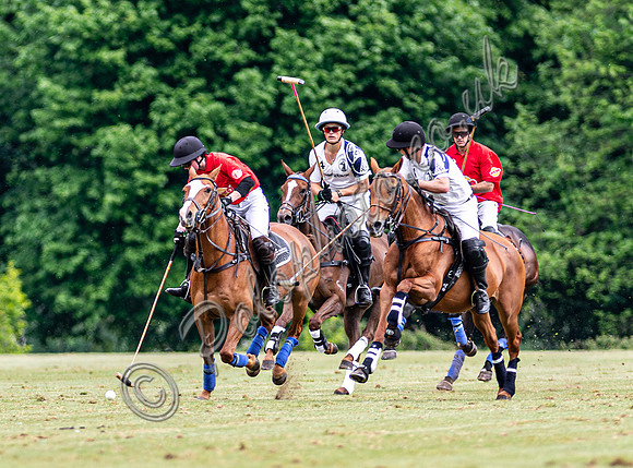 polo action for Badminton Cup sub final 2025 at Beaufort Polo Club