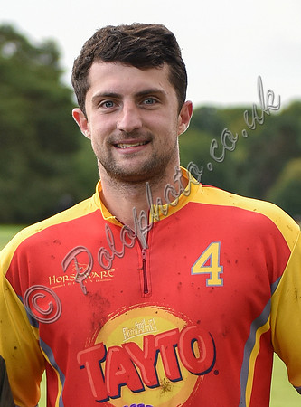 Max Hutchinson, polo player, head and shoulders, portrait