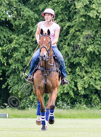 Polo action, June 12 Goal, Cirencester Park