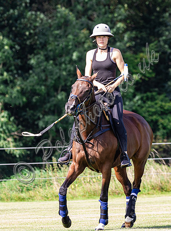 Polo action, Kingscote Cup league match 2023, Cup, Cirencester Park