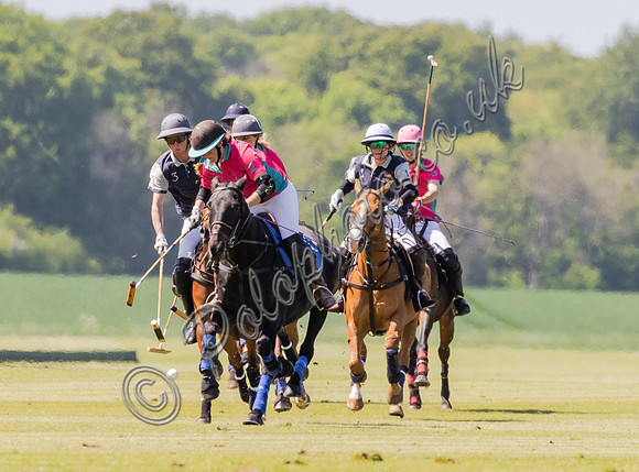 Coxwell v Noon Giraffe polo action , Committee Cup semi-final 2021