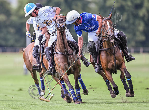 Polo action, 2024 Gold Cup, Cowdray Park Polo Club