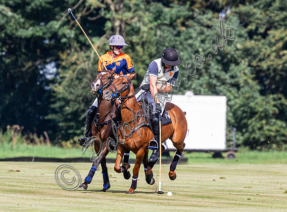 Polo action 2023 Kingscote Cup, Cirencester Park