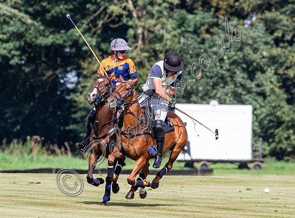 Polo action 2023 Kingscote Cup, Cirencester Park