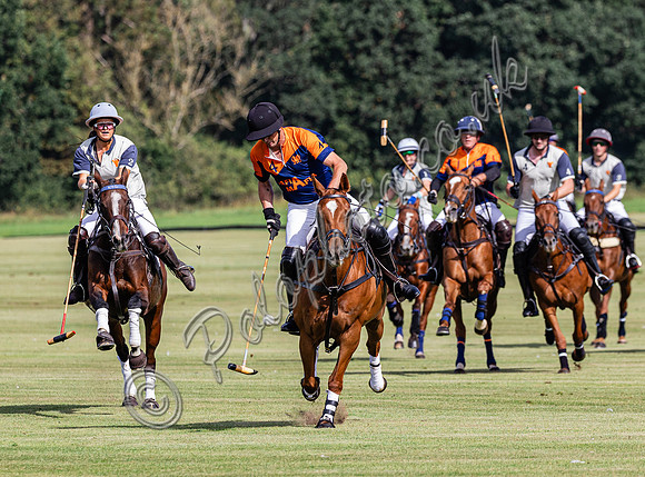 Polo action 2023 Kingscote Cup, Cirencester Park