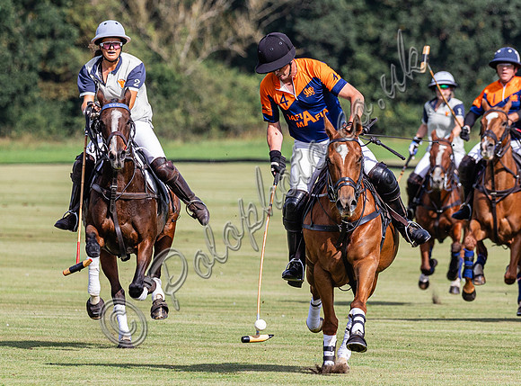 Polo action 2023 Kingscote Cup, Cirencester Park
