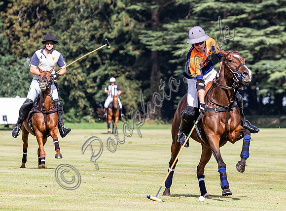 Polo action 2023 Kingscote Cup, Cirencester Park