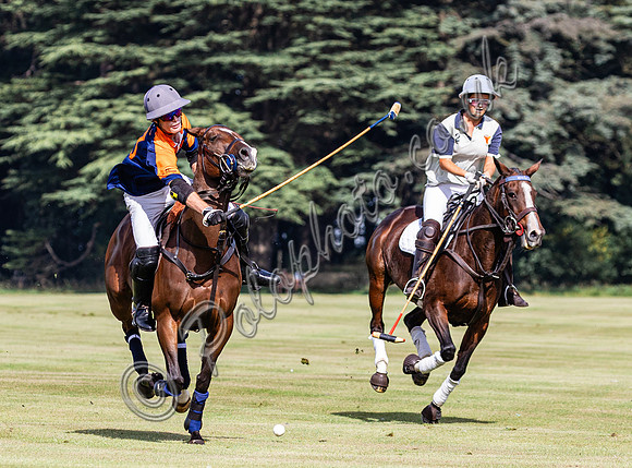 Polo action 2023 Kingscote Cup, Cirencester Park
