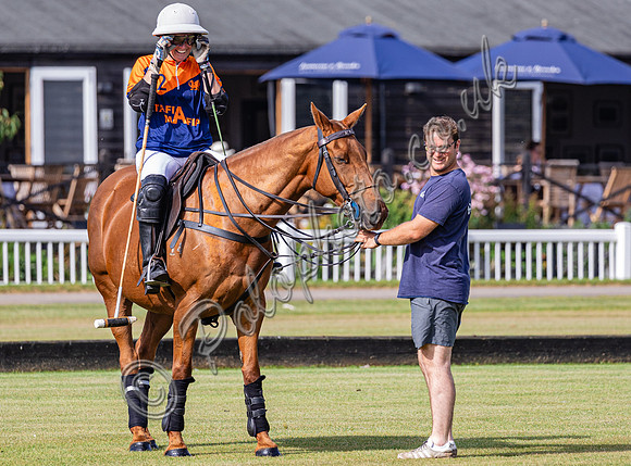 Polo action 2023 Kingscote Cup, Cirencester Park