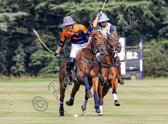 Polo action 2023 Kingscote Cup, Cirencester Park
