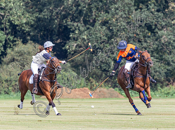 Polo action 2023 Kingscote Cup, Cirencester Park