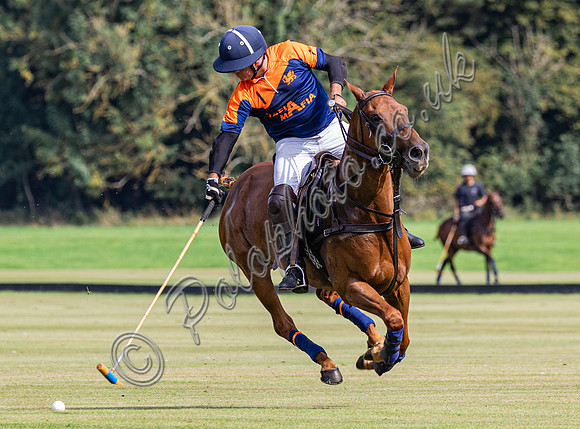 Polo action 2023 Kingscote Cup, Cirencester Park