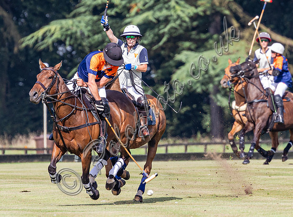 Polo action 2023 Kingscote Cup, Cirencester Park