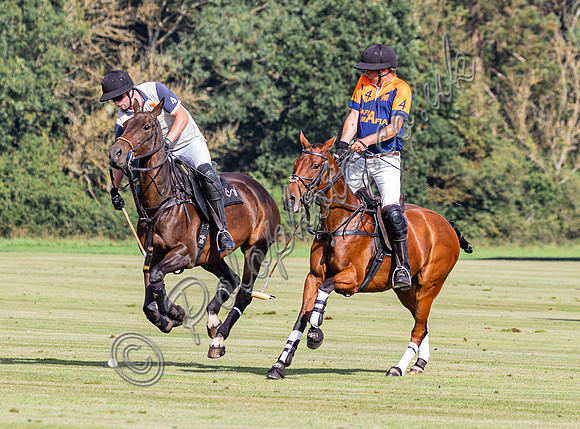 Polo action 2023 Kingscote Cup, Cirencester Park