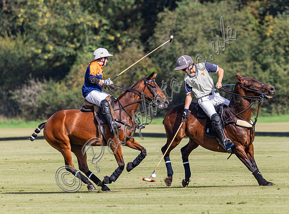 Polo action 2023 Kingscote Cup, Cirencester Park