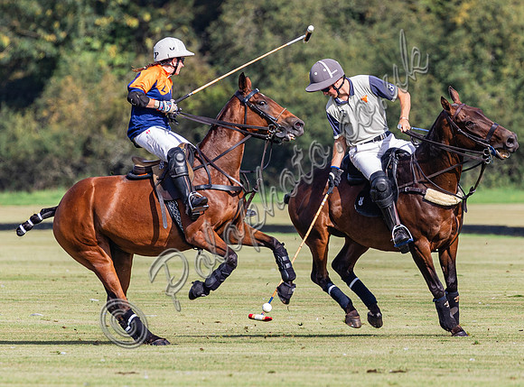 Polo action 2023 Kingscote Cup, Cirencester Park