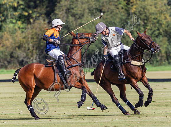 Polo action 2023 Kingscote Cup, Cirencester Park
