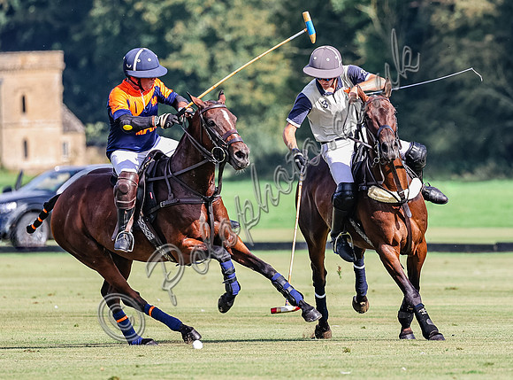 Polo action 2023 Kingscote Cup, Cirencester Park