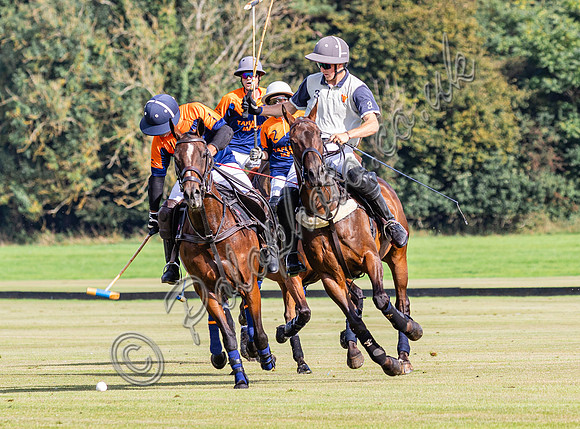 Polo action 2023 Kingscote Cup, Cirencester Park