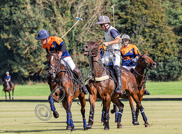 Polo action 2023 Kingscote Cup, Cirencester Park