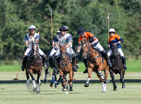 Polo action 2023 Kingscote Cup, Cirencester Park