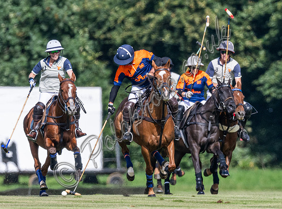 Polo action 2023 Kingscote Cup, Cirencester Park