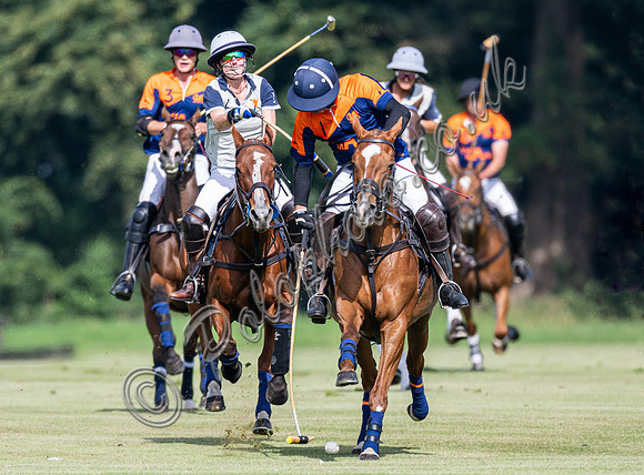 Polo action 2023 Kingscote Cup, Cirencester Park