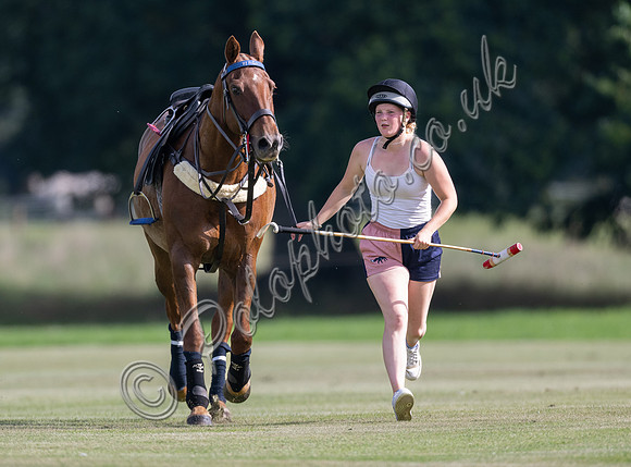 Polo action 2023 Kingscote Cup, Cirencester Park