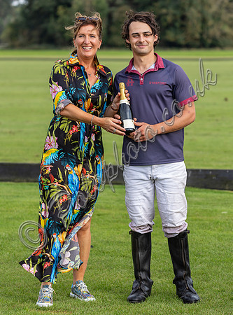 Presentation  MVP, Kingscote Cup, Cirencester Park, 2023