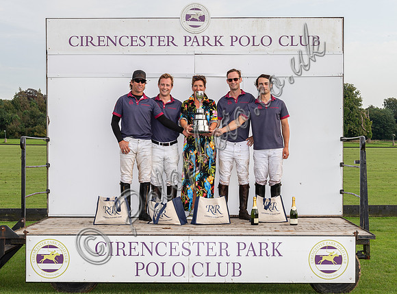Presentation, Kingscote Cup, Cirencester Park, 2023