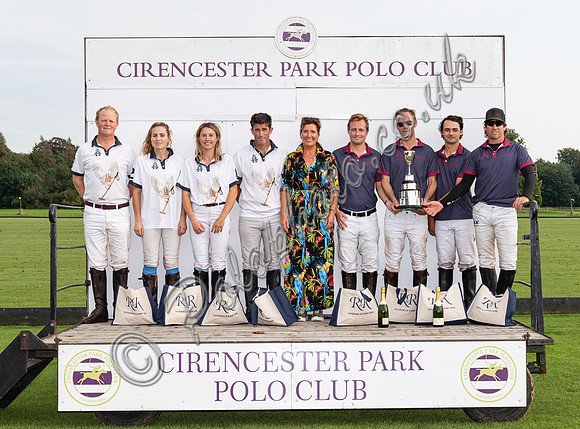 Presentation, Kingscote Cup, Cirencester Park, 2023